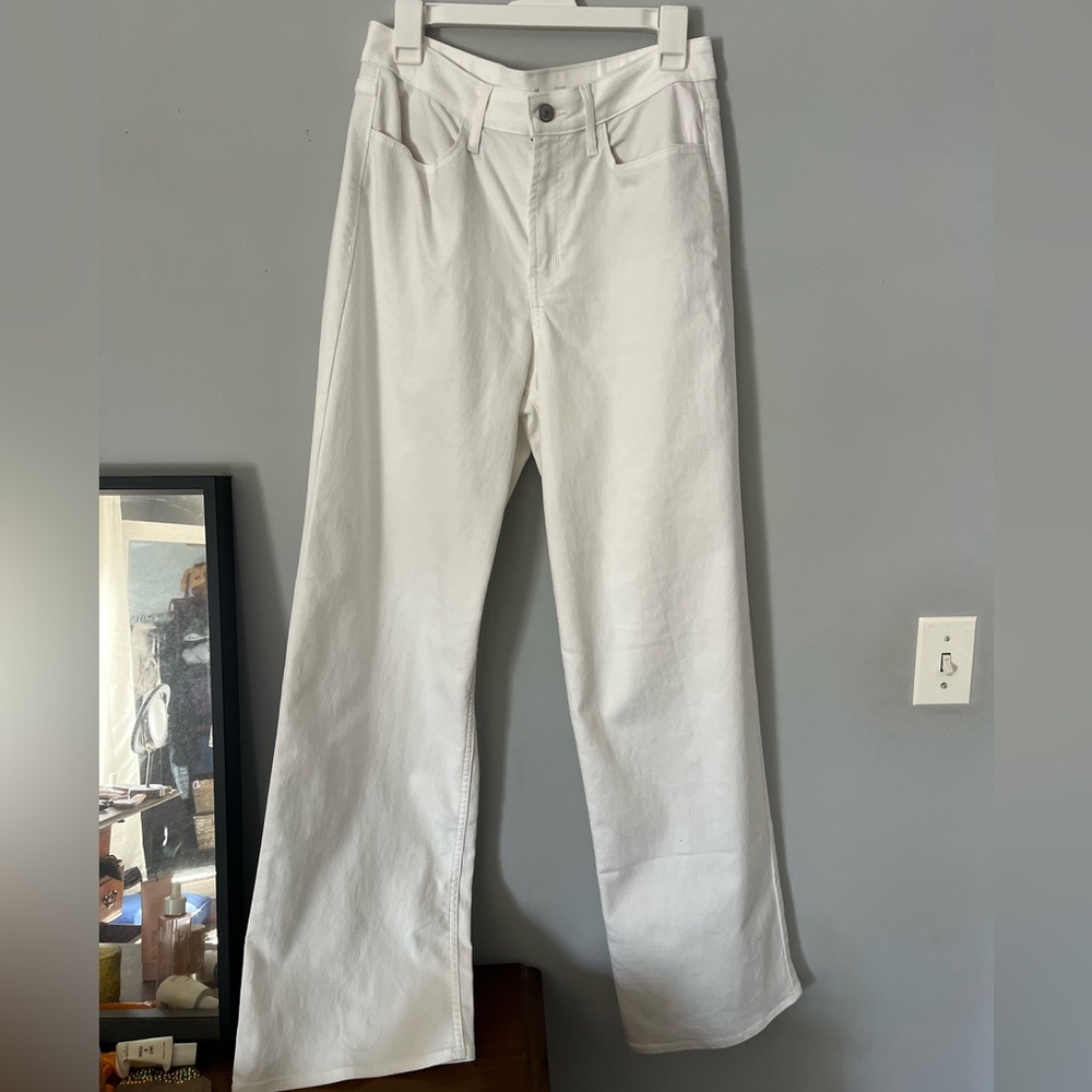 Old Navy Women's Flare White Jeans